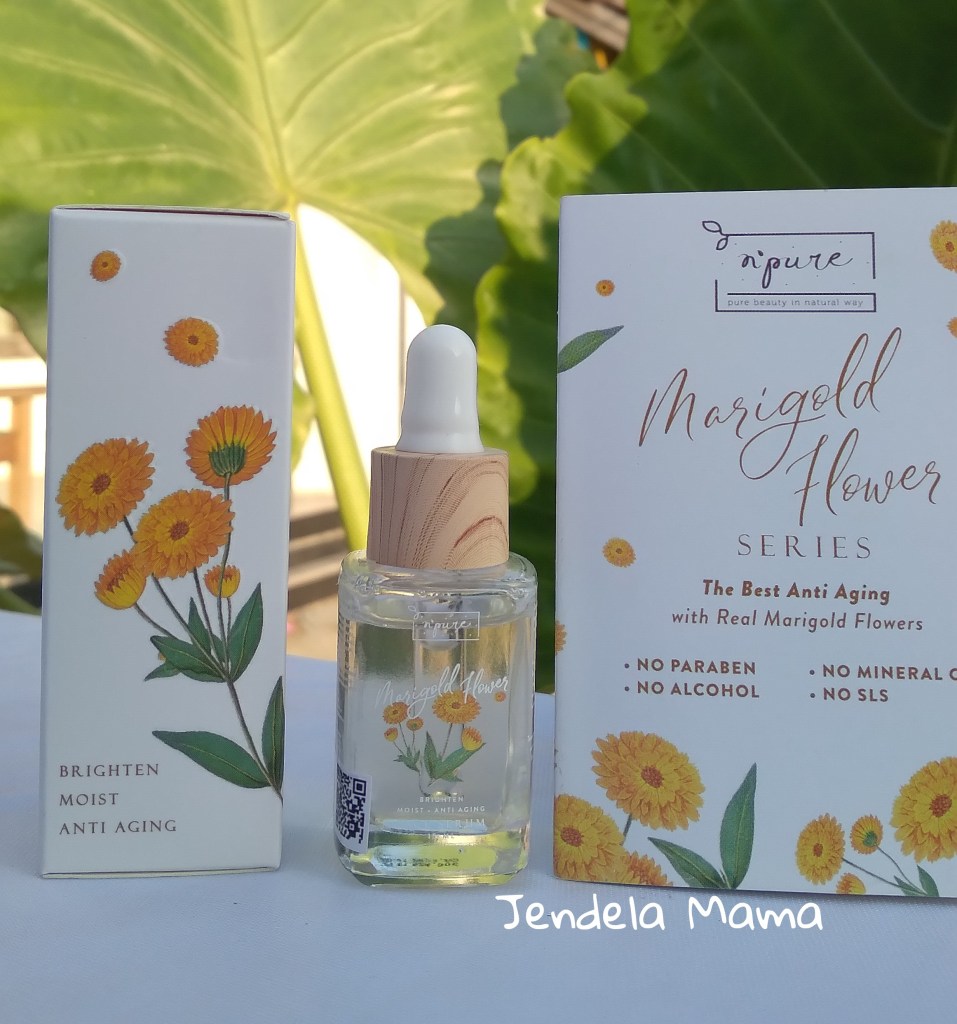 N'PURE Marigold Flower Face Serum - Jendela Mama